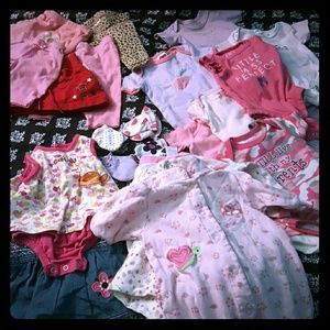 🦄0-3 month baby girl lot